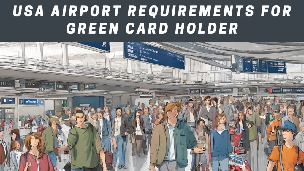 USA airport requirements for green card holder