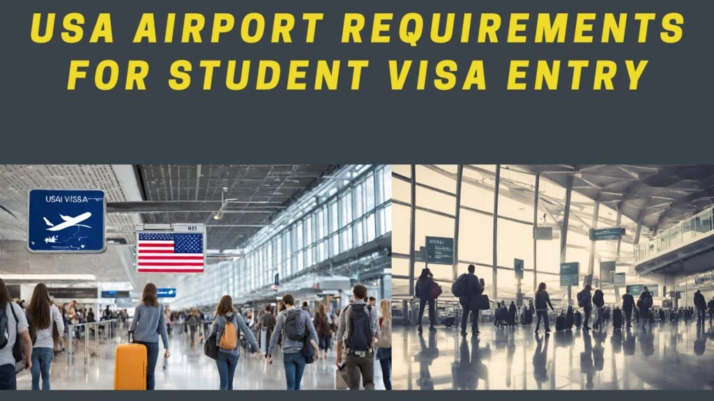 USA Airport Requirements for Student Visa Entry