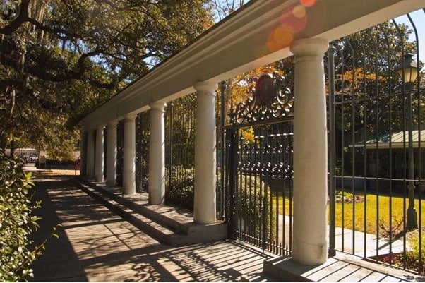 the fragrant garden gate view